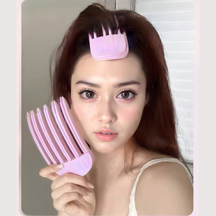 Wind Plastic Comb Cushion Hair Root Hairpin Women's Korean Style Internet-red High Cranial Top Fluffy Artifact Front Bangs Fluffy Clip Hair Accessories