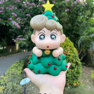Crayon Shinchan ручной снеговик Рождество новая рождественская елка маленькая кукла милая кукла