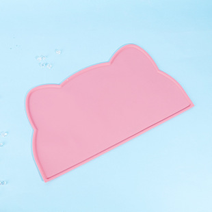 Factory wholesale pet silicone placemat dirty washing easy to clean cat and dog tableware universal silicone mat cat