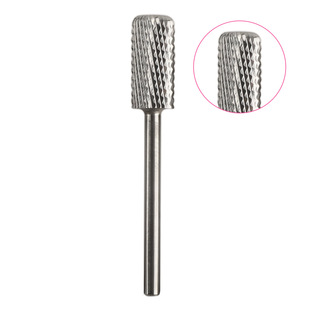 Healthy nail grinding head with new concept of reverse chip anti-flying dust