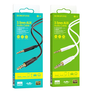 Borofone BL16 AUX audio cable 3.5mm male-to-male mobile phone computer speaker headset car adapter cable