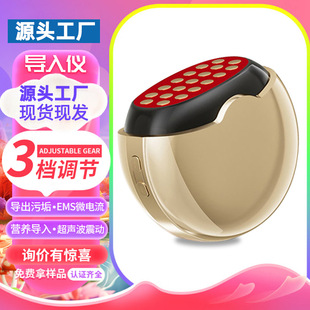 2024 Household Big Iron Beauty Instrument Face Introduction Instrument Collagen Cannon Lifting Tightener Micro Electric Stamping Beauty Instrument