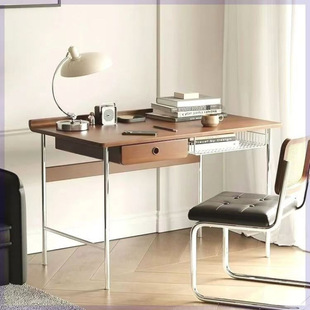 Solid Wood Office Desk Chair Writing Desk Homestay Desk Sedentary Not Tired Comfortable Backrest Chair Study Computer Study Table
