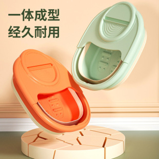 Folding Foot Bucket Foot Bath Bucket Portable Household Thickened Car Washing Rectangular Large Plastic Mop Bucket Foot Washing Basin