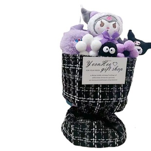 Kulomi Doll Bouquet Doll Birthday Gift Girl Plush Cute for Girlfriend Mother Valentine's Day