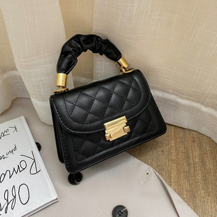 Bag Women's Bag 2021 New Stylish Portable Bag Internet Celebrant Rhomboid Chain Fashion Trendy Shoulder Crossbody Bag for Women