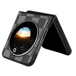 Suitable for Tecno Phantom V Flip mobile phone shell Plaid protective cover Tecno V Flip folding shell