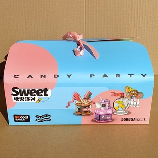 Diku 55003 Candy Party Boy Сращенные блоки медведь модель леденца на палочке подарок на день рождения для Девочки ручной работы