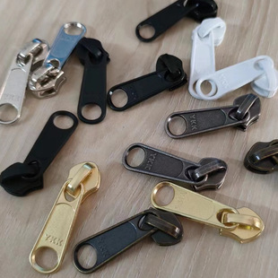 ykk Genuine No.3 Large No.5 Nylon CN Long Brand Pull Head Positive and Reverse Wear Pull Head Pocket Pull Head Multiple Colors