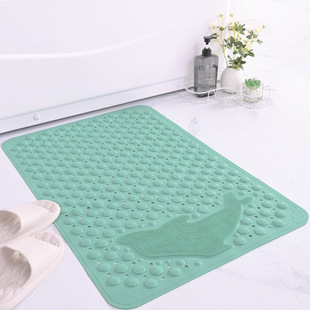 Spot children's shower room bath drop-resistant sucker mat household leaking foot mat dolphin bathroom non-slip massage mat