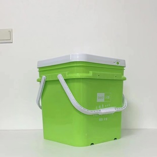 Double handle 40 liter square barrel plastic barrel paint barrel latex paint barrel plastic packaging barrel in stock supply factory wholesale