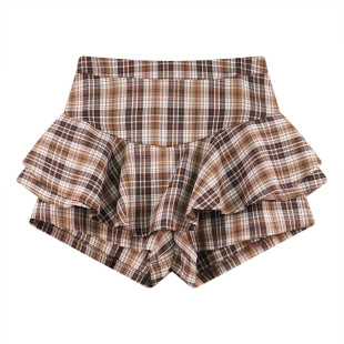 High-Waisted Tutu Skirt for Women Spring New Slimming Black Short Skirt with Half Skirt and Shorts