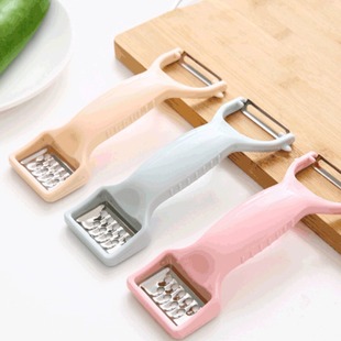 Thickened Nordic color multi-function double-head peeler dual-purpose peeler plane grater wholesale