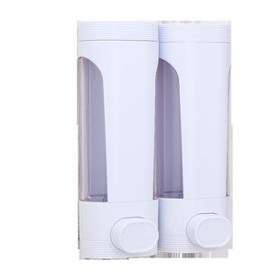 Manufacturers in stock push-type wall-mounted soap dispenser single and double three-head shower gel shampoo hand sanitizer soap dispenser