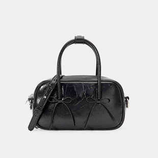 Spring and Summer Niche Autumn and Winter Bow Red Bag Simple Women's Baguette Bag Large Capacity Commuter All-match Shoulder Bag