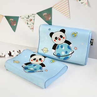 Новая детская латексная подушка из мультфильма из ледяного шелка, летняя Студенческая Бытовая латексная подушка для младенцев, натуральная подушка для шеи