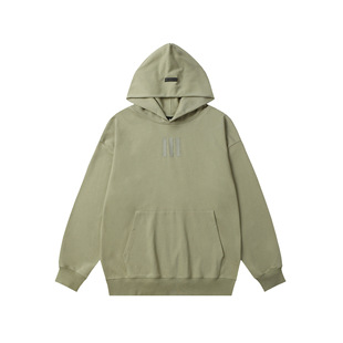 FOG multi-line Essentials модная свободная уличная толстовка с капюшоном из трех полосок и силиконовым принтом для мужчин и женщин