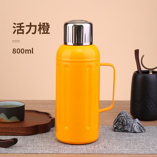 316 Stainless Steel Large Capacity Thermos Outdoor Portable Thermos Household Stew Teapot Double-Layer Vacuum Thermos
