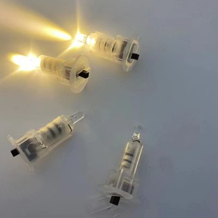 Factory direct paper lantern wick DIY luminous colorful light string small hundreds of boxes of yellow light special electronic wick portable