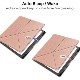 For kindle Scribe protective case 2022 10.2 inch e-book leather case solid color protective case 30% discount