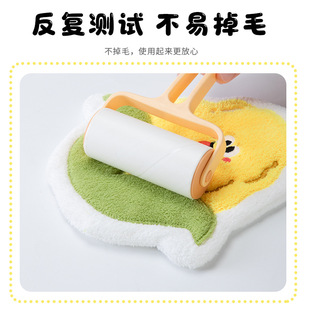 Cute Garden Hand Wipe Bathroom Fun Coral Fleece Water Absorbent Quick-drying Hanging Household Home Kitchen Towel