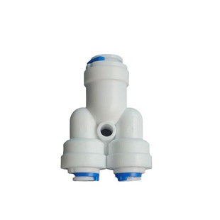 Water purifier 2 points quick connection Tee connector water purifier 3 points PE pipe quick connector direct water dispenser tee accessories head