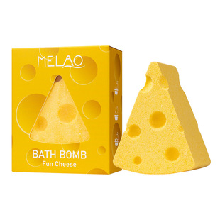 Cross-border cheese and cheese bath salt ball 80g bath bath salt ball children's explosive fragrance essential oil SPA bubble bath ball