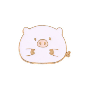 Cartoon Piglet Brooch Japanese Style Cute Badge Ins Women's Corsage Button Pin Shirt Bag Accessories Wings Pig Pin
