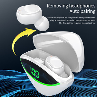 New cross-border new wireless Bluetooth machine 5.3 Bluetooth headset digital display in-ear sports wireless high sound quality headset