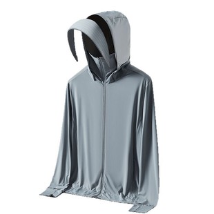 Ice Silk Sun Protection Clothing Women's Summer Outdoor Lightweight UV Protection Sun Protection Clothing Men's Fishing Clothing Skin Coat