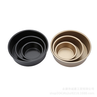 Круглая форма с живым дном Qifeng Cake Mold Домашняя форма для торта из углеродистой стали 6 дюймов 8 дюймов 10 дюймов антипригарный инструмент для выпечки
