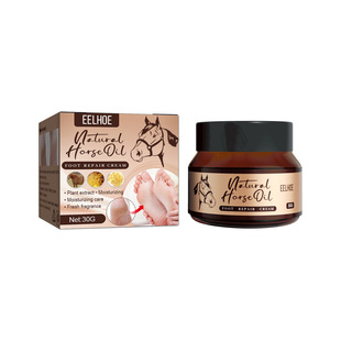 EELHOE Horse Oil Foot Cream for Foot Repair Dry, Cracked and Peeling Skin Hydrating and Moisturizing Foot Care Cream
