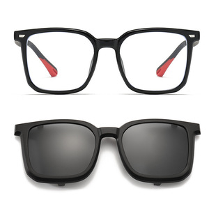 Children's Sunglasses Clip Hanging Glasses Set Glasses Polarizer Sun-blocking Dual-purpose Anti-blue Glasses Flat Glasses Frame 5365