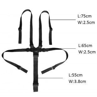 Dining Chair five-point safety belt baby five-point safety belt children tricycle strap stroller safety belt
