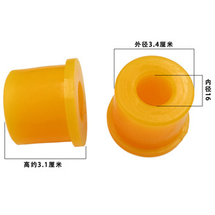 Wholesale electric tricycle motorcycle steel plate soft connection bushing damping bow plate rubber sleeve spring plate rubber ring