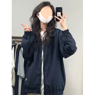 Japanese Tooling Coat Women's Autumn 2024 New Loose Retro Hong Kong Style Small Student Jacket Trendy