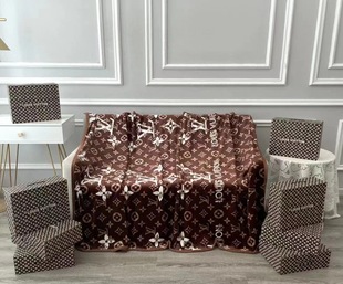Trendy Brand New Style Blanket Light Luxury Flannel Nap Blanket Dormitory Sofa Office Nap Blanket