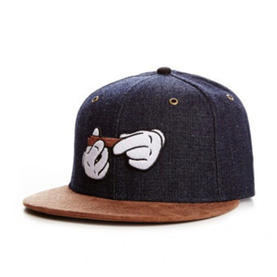 Foreign trade hip-hop two-handed cowboy hat adult student sunshade breathable new wholesale baseball cap summer breathable cartoon