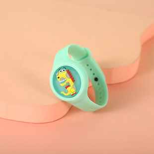 Cartoon luminous mosquito repellent watch children's luminous anti-mosquito bite artifact bracelet outdoor mosquito repellent buckle factory direct supply