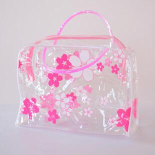 pvc transparent cosmetic bag ins style travel portable waterproof portable wash bag skin care products cosmetics storage bag