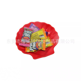 Factory direct silicone tray silicone fruit tray small fan-shaped silicone tray snack tray multi-function dish