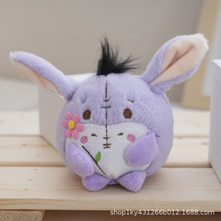 Cute Pooh Bear Pendant Plush Toy Doll Stitch Doll Bag Pendant Cartoon Doll Keychain