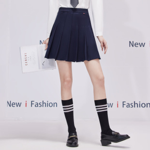 College Style Shirt Women's Spring and Summer Age-reducing Dress JK Uniform Class Dress Shirt Top Pleated Skirt Design Sense Small