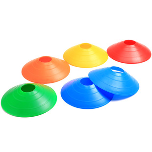 Factory wholesale round mouth logo plate football training logo plate football obstacle round plate soft trample durable straw hat