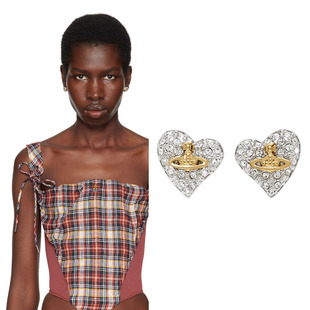 European and American Saturn Queen Mother Earrings, Exquisite, Fashionable and Compact Earrings for Women, French Style, Versatile and Super Shiny Earrings