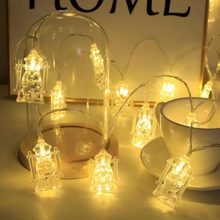 Factory direct INS cross-border hot selling LED lanterns palace lights Middle East Muslim decorative light string festive atmosphere stars and moon