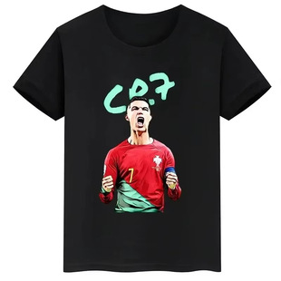 Cristiano Ronaldo T-shirt Men's Women Casual Cotton Setwear
