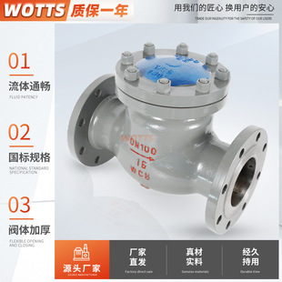 Carbon steel flange swing check valve H44H-16C/25C flap check valve check valve WCB