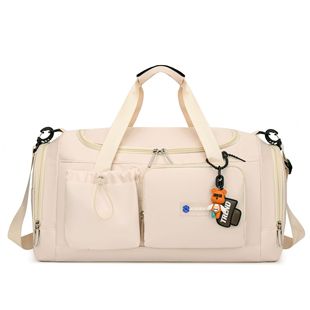 Amazon New Style Fitness Bag with Independent Shoes Large Capacity Luggage Bag Single Shoulder Crossbody Luggage Bag for Short Trip