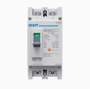 Nm1-2P Chint Molded Case Circuit Breaker Air Switch Nm1-125S 250S/2300G Two-Pole Molded Case Air Switch
